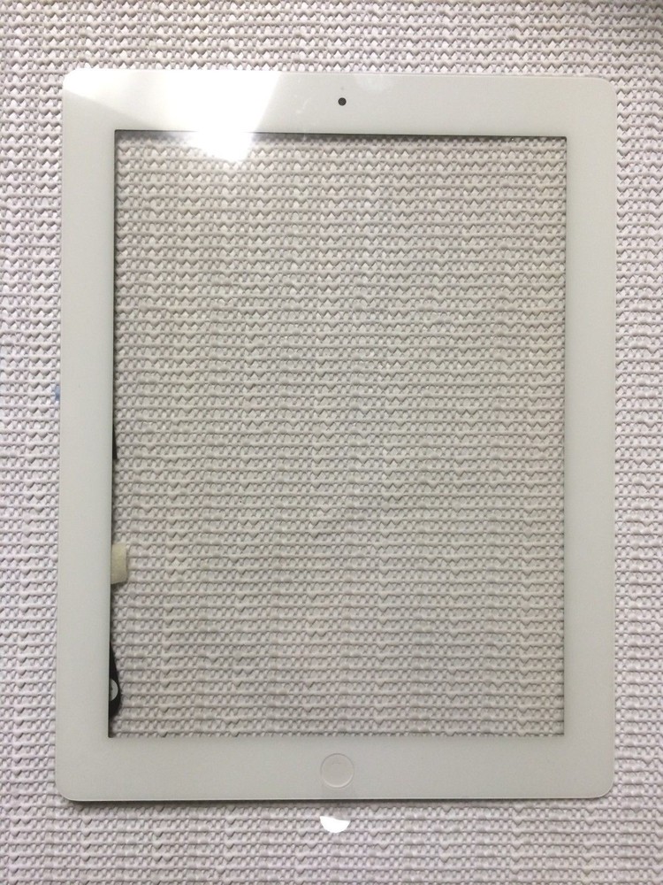 White Pre-installed Adhesive Replacement Digitizer Touch Screen Glass For iPad 2