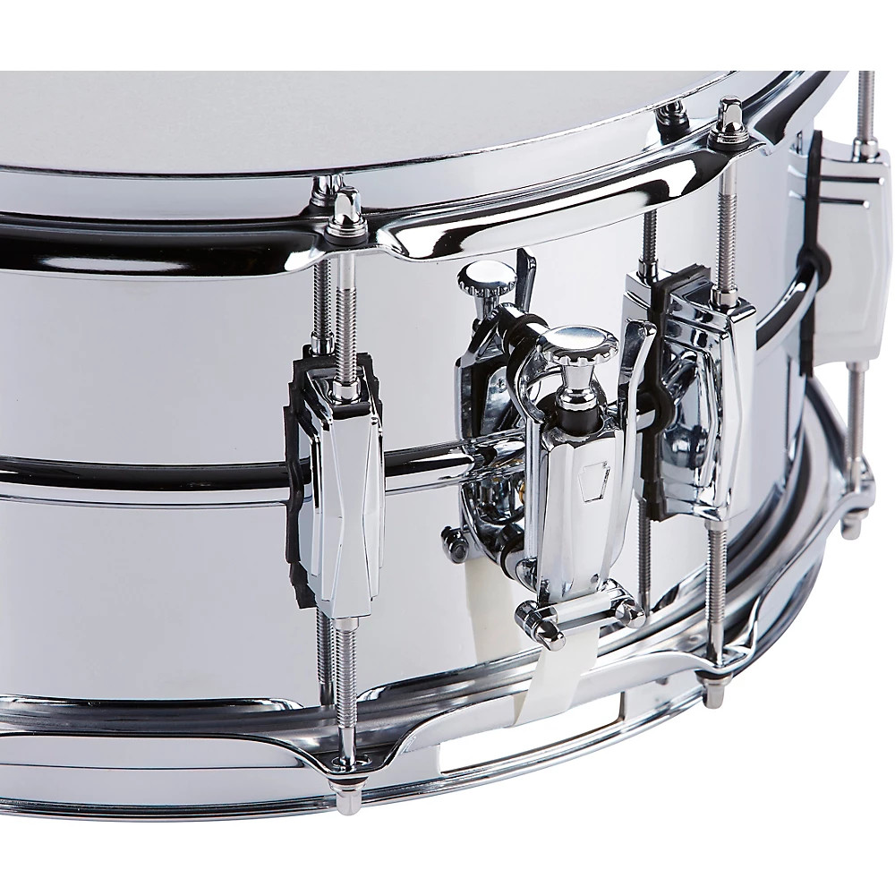 Ludwig Supraphonic Snare Drum Chrome with SKB Case