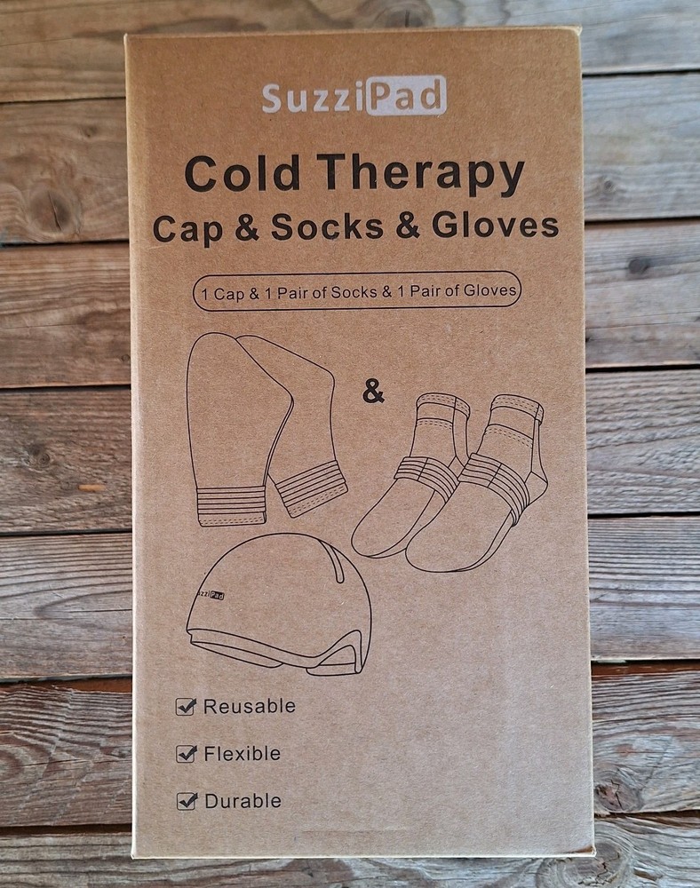 SuzziPad Cold Therapy Cap & Socks & Gloves