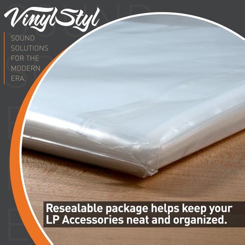 Vinyl Styl - Protective Outer Record Sleeves - 100 Count - ACCESSORIES