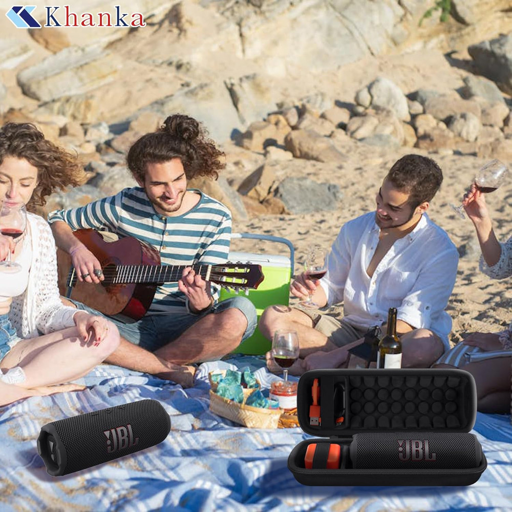 JBL Flip 7/Flip 6 Waterproof Portable Bluetooth Speaker Protective Case,