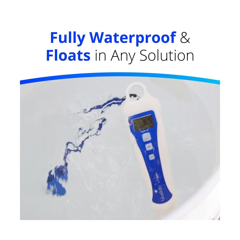 bluelab pH Pen - ± 0.1 pH Accurate, Durable Double Junction Probe, Waterpro