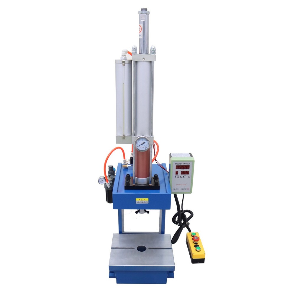 110V Double Button Pneumatic Punch Press Machine 6613lb/3000kg with Controller