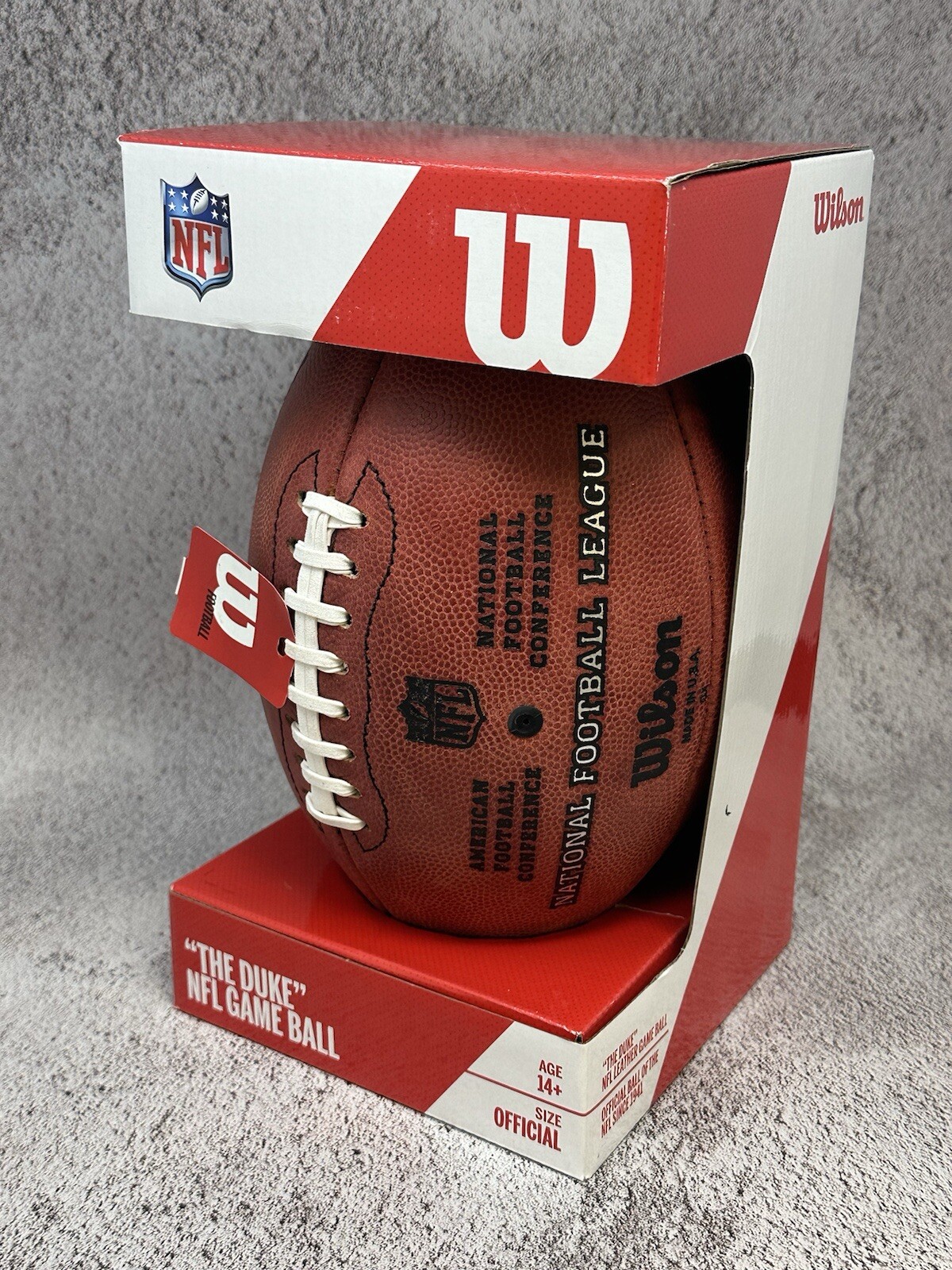2021 NFL Draft Edition Authentic Wilson The Duke Leather Game Football