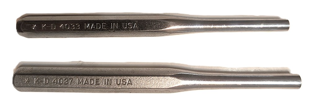 Craftsman & K-D Alignment Set - Pin Punches, Center Punches and Chisel