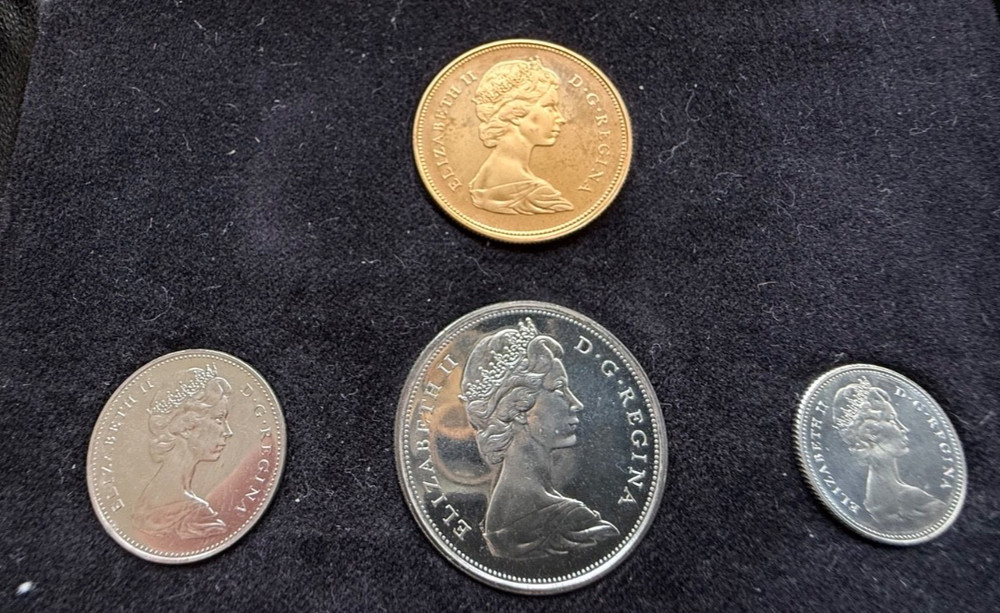 Canada 1967 Proof Set With $20 Gold