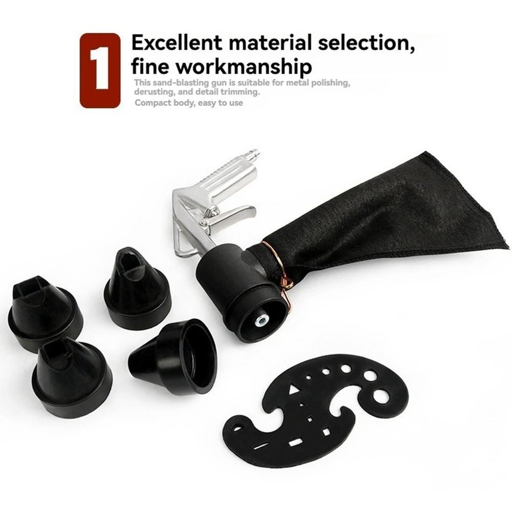 Pneumatic Sandblasting Tool Kit Sand Blasting Machine Set Versatile