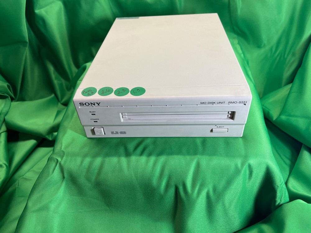 SONY RMO-S551 External Magneto Optical Drive 5.2GB