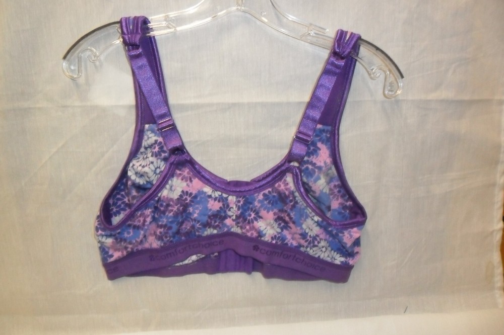 NWOT Comfort Choice Wireless Front Hook Multicolor Bra Size 42DD