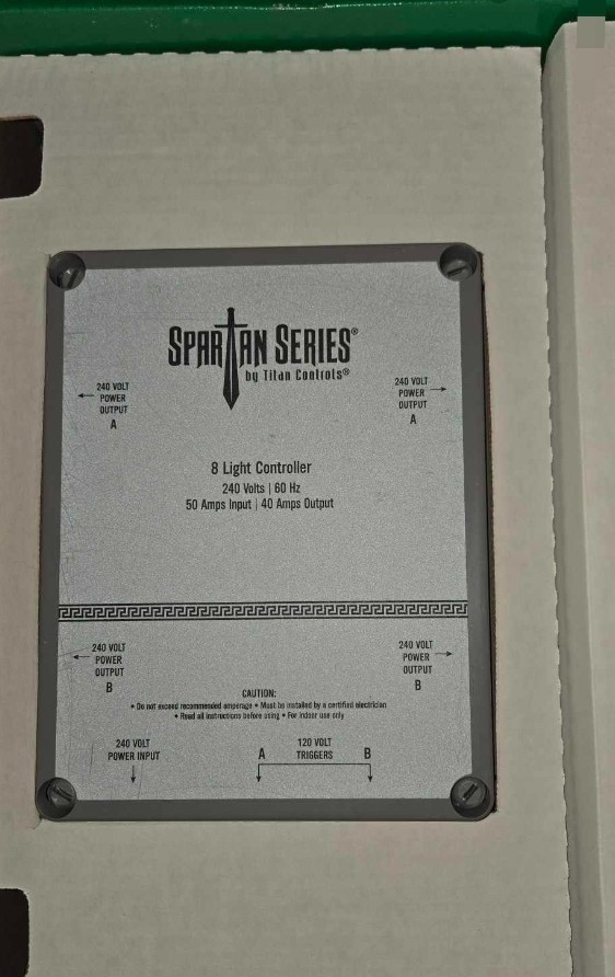 Titan Controls Spartan Series 8 Light Controller 240V -timer control
