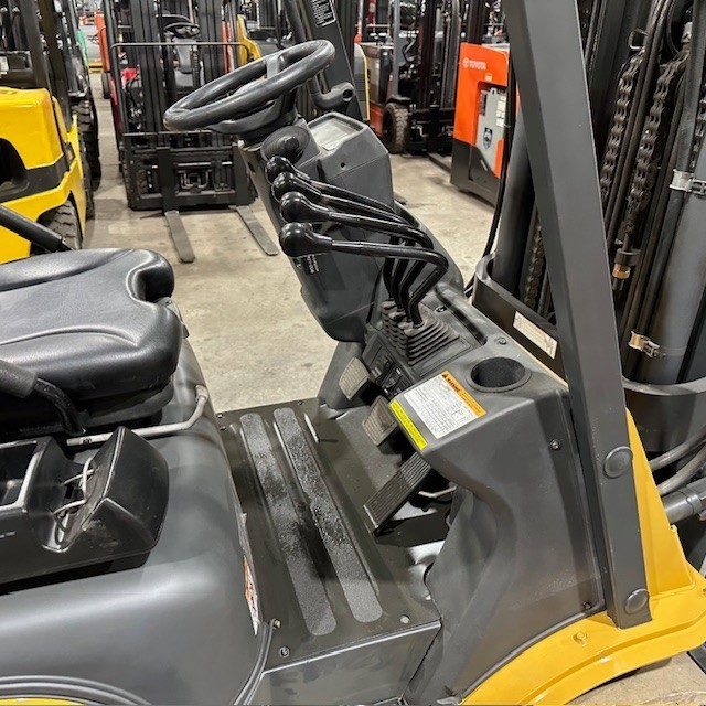 2021 Cat 2C6500 6500lbs Used Forklift Triple Mast Sideshift LP Gas 9066 Hours