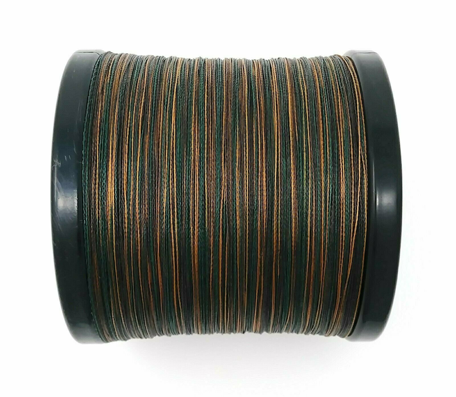 Reaction Tackle Braided Fishing Line Green Camouflage 4 and 8 Strand Braid