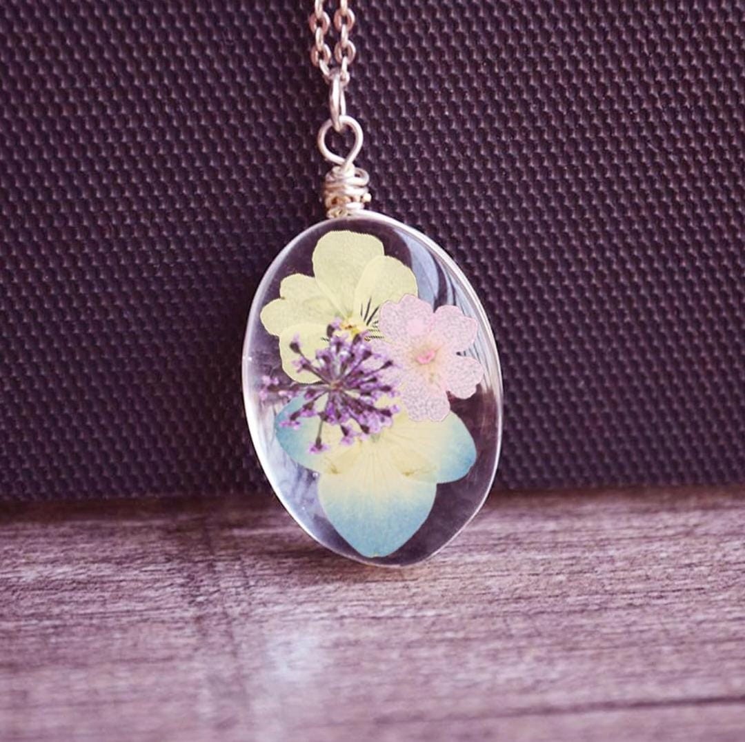 50Pcs Dried Pressed Flowers Resin Mould Real Pressed Flowers Natural Dry Leaves