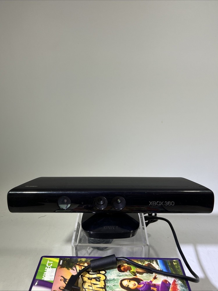 Microsoft Xbox 360 Kinect Sensor Bar W/6 Games Tested Bundle Lot #ML2