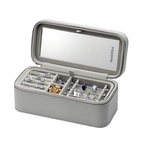 Authentic NEW BOX Pandora Grey Small Jewelry Box A012