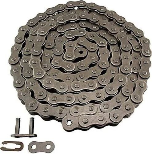 #50 Riveted Roller Chain 10FT Roll with Connecting Link