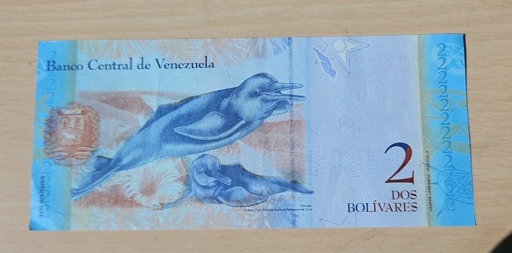 2007 Venezuela 2 Bolivares Note