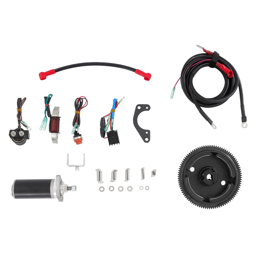 Electric Starter Conversion Kit for Dongfa 2-Stroke 9.8HP Outboard Motor