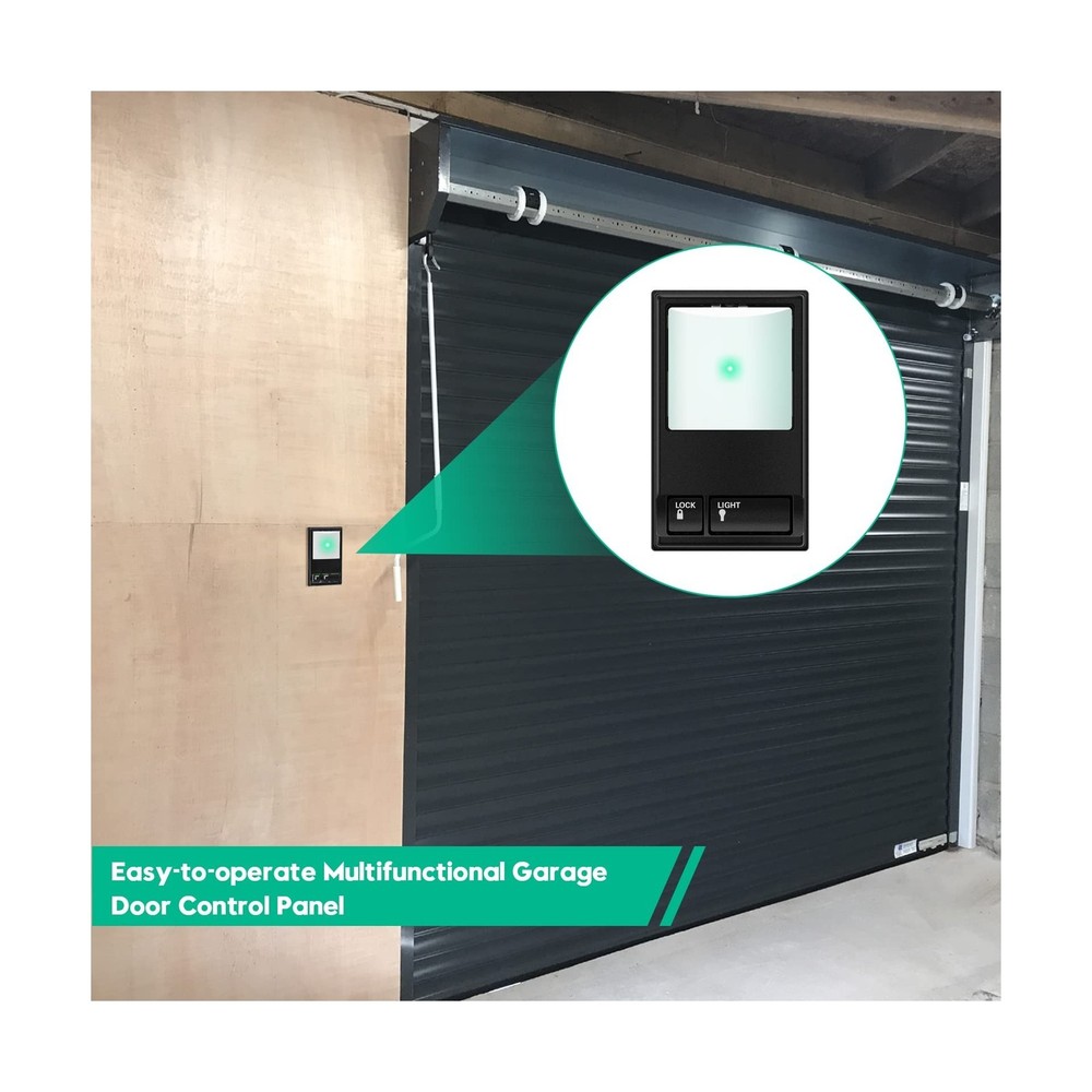 Garage Door Opener Control Panel, Multi-Function Wall Keypad Button... Fast Ship