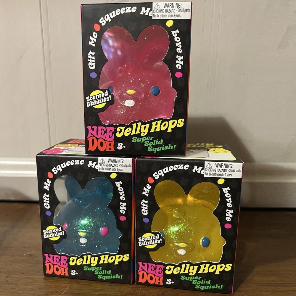 NeeDoh Jelly Hops Scented Easter Needoh Squish Bunnies CE