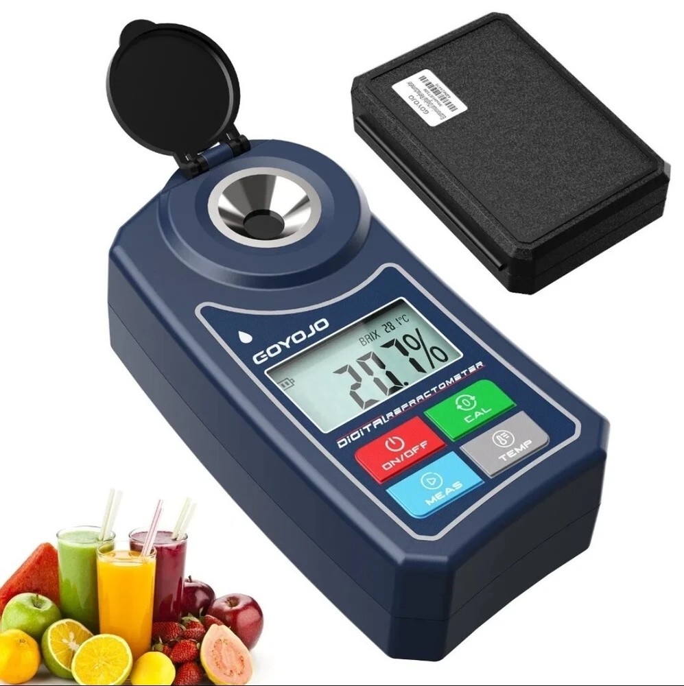 Digital Refractometer Brix Meter 0‑55% For Fruit Juice Sprite Sugar Tester Meter