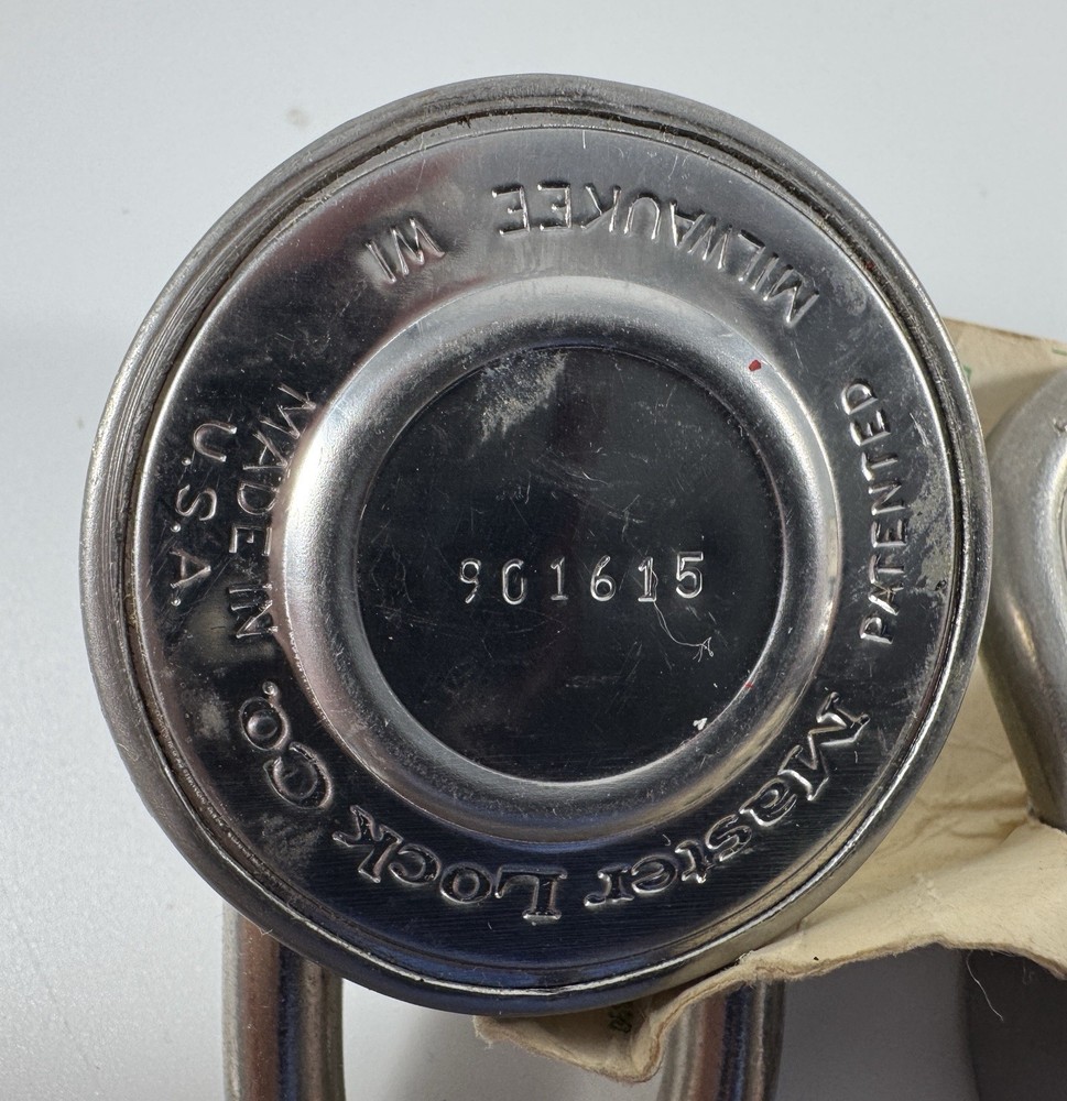 Two Pack Master Case Hard Combination Locks with Combinations