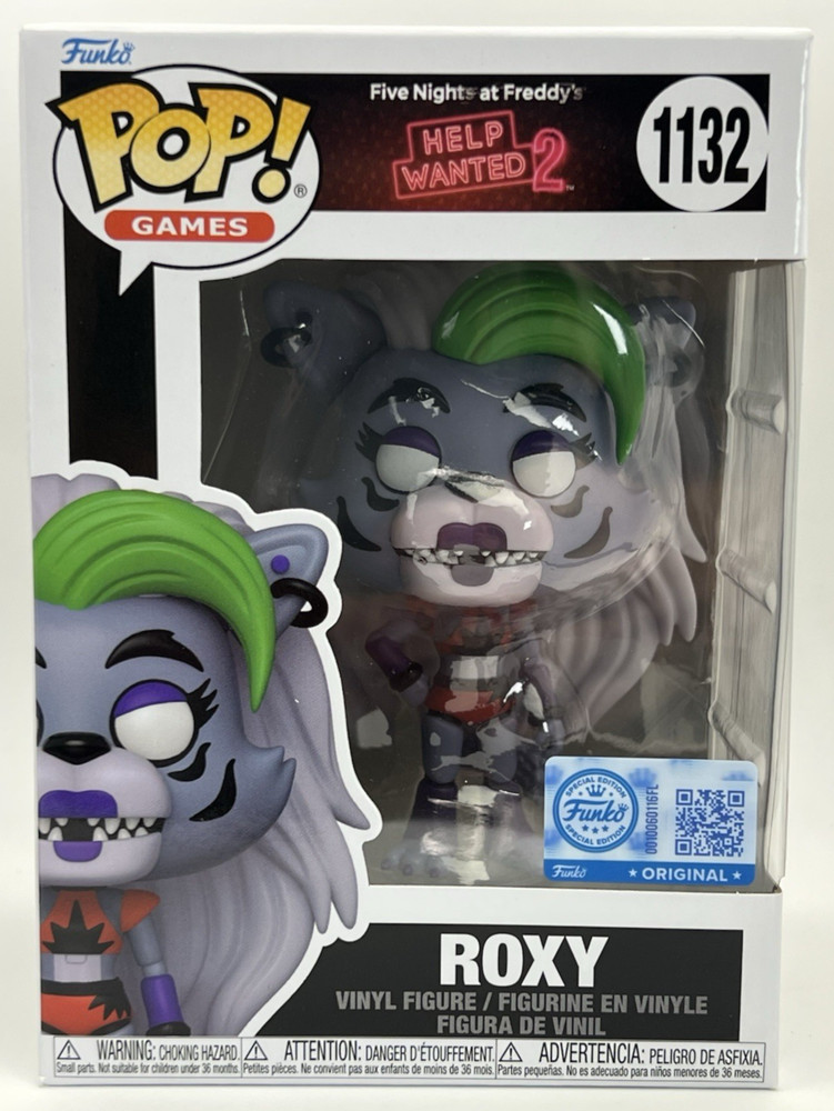 Funko Pop! Roxy #1132 Help Wanted 2 Five Nights at Freddy's + PROTECTOR