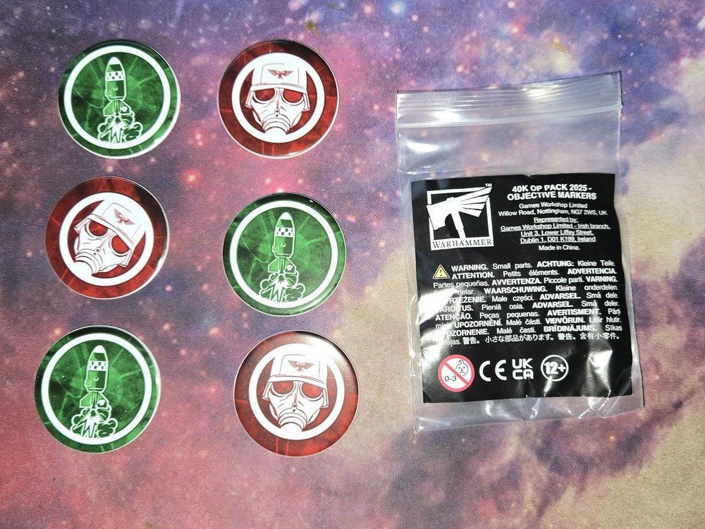 Warhammer 40k OP Pack 2025 - Objective Markers [Double Sided]