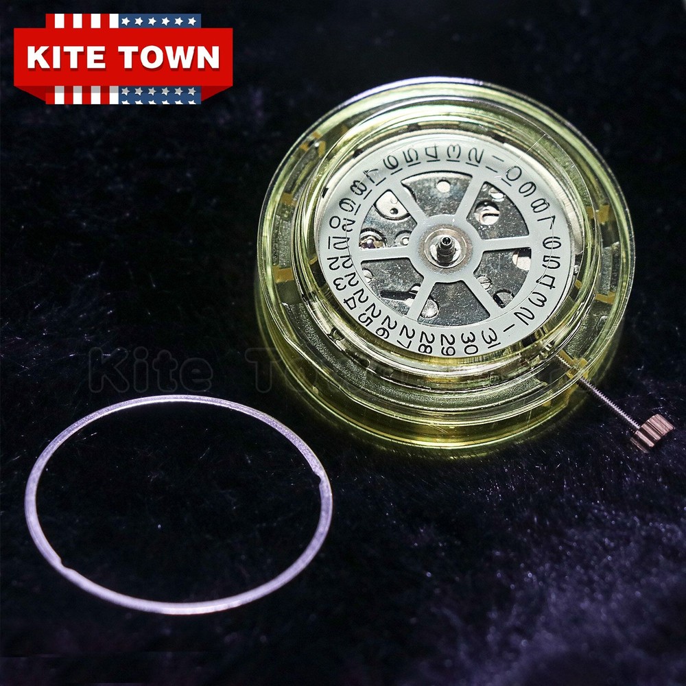 New Silver Automatic Date Movement For DG2813 Asian 2813