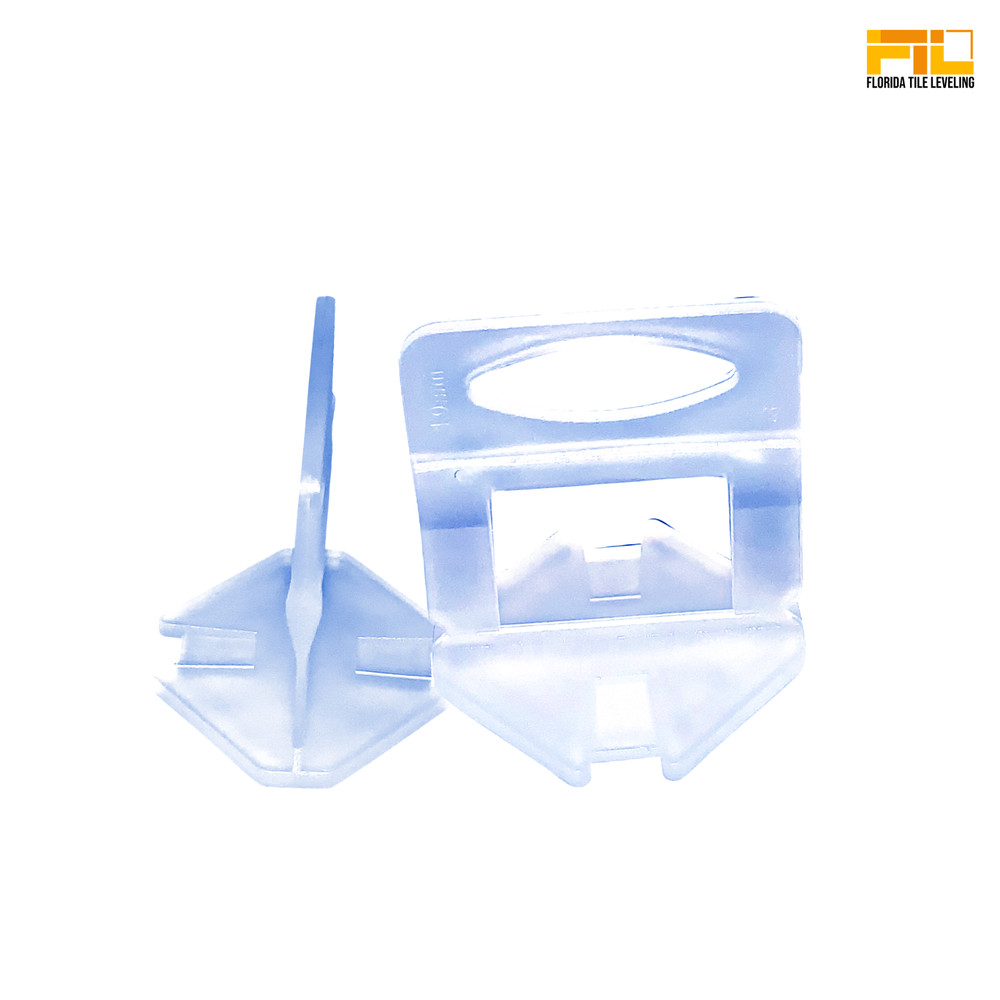 2000 Clips Tile Leveling System Floor Wall 1.0mm 1/32 Tile Spacer Tiling Tool