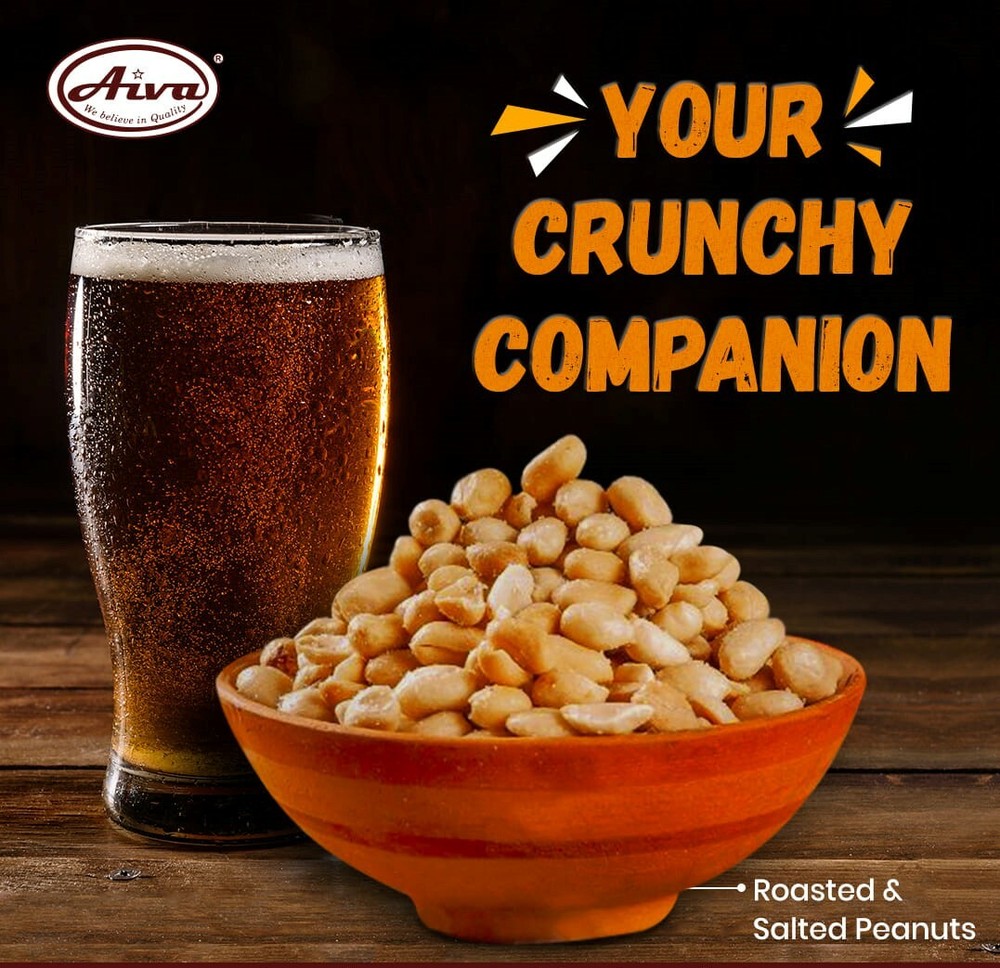AIVA - Peanuts Roasted and salted 5 LB
