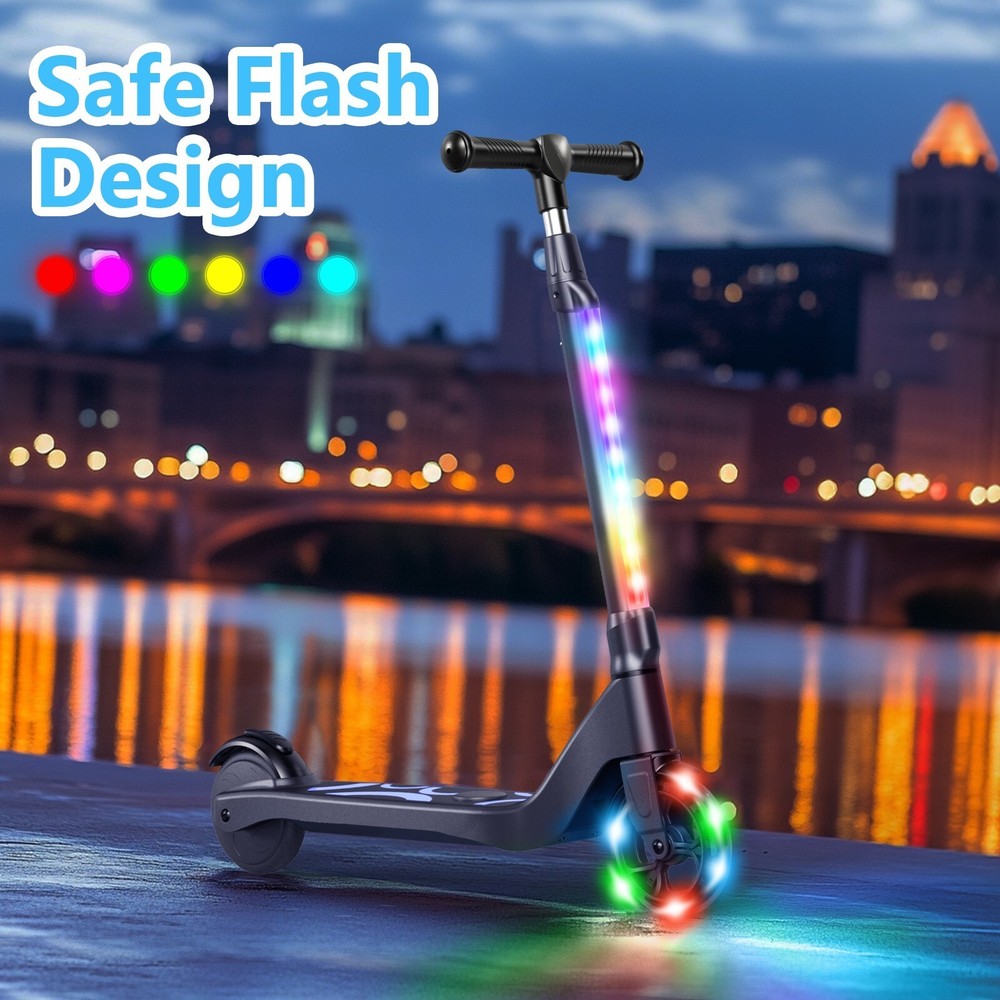 5.3in Kick Scooter-Front LED Light Wheel Beginner-friendly Adjustable for Kids