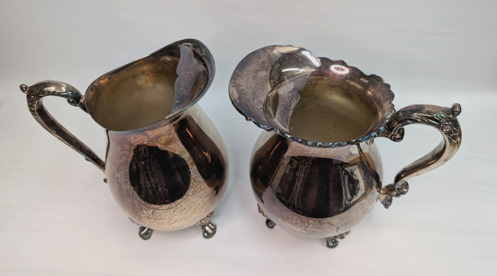 Vintage Webster Wilcox Silver-Plated Pitchers
