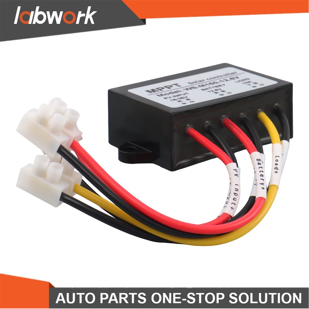 Labwork Solar Battery Charge Controller Boost MPPT Voltage Adjustable 12.6V