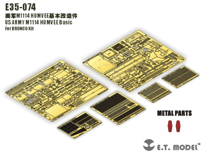 ET Model E35-074 US ARMY M1114 HUMVEE Basic