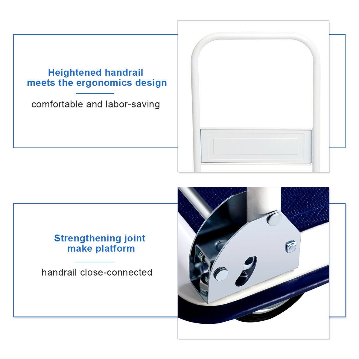 Ironmax 330lbs High Quality Folding Moving Warehouse Truck Cart Dolly Platform