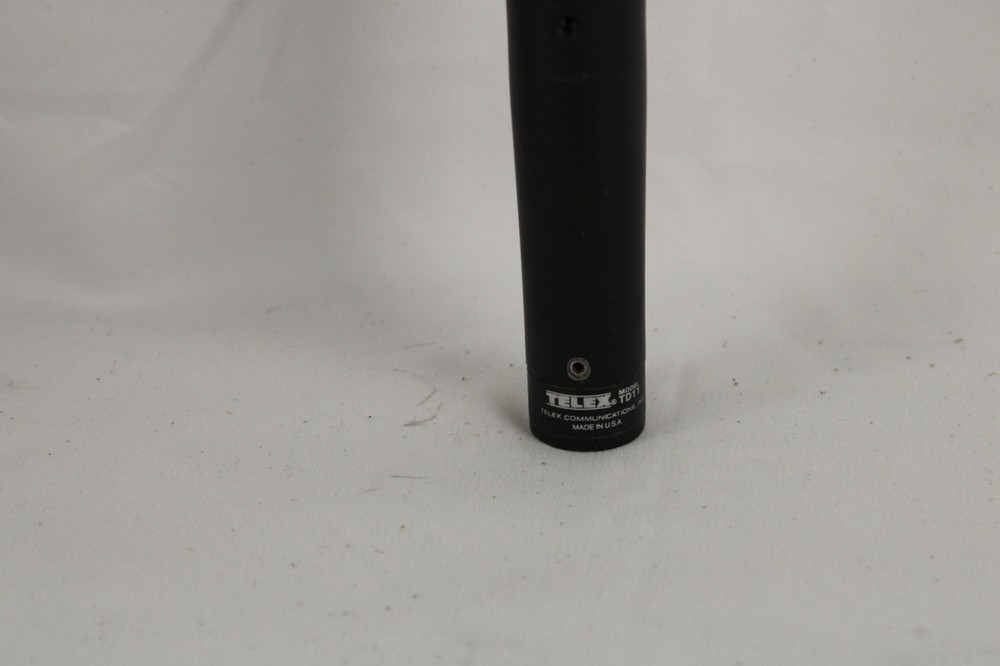 Telex TD11 Mic Cardioid Microphone Dented Microphone Windscreen Black