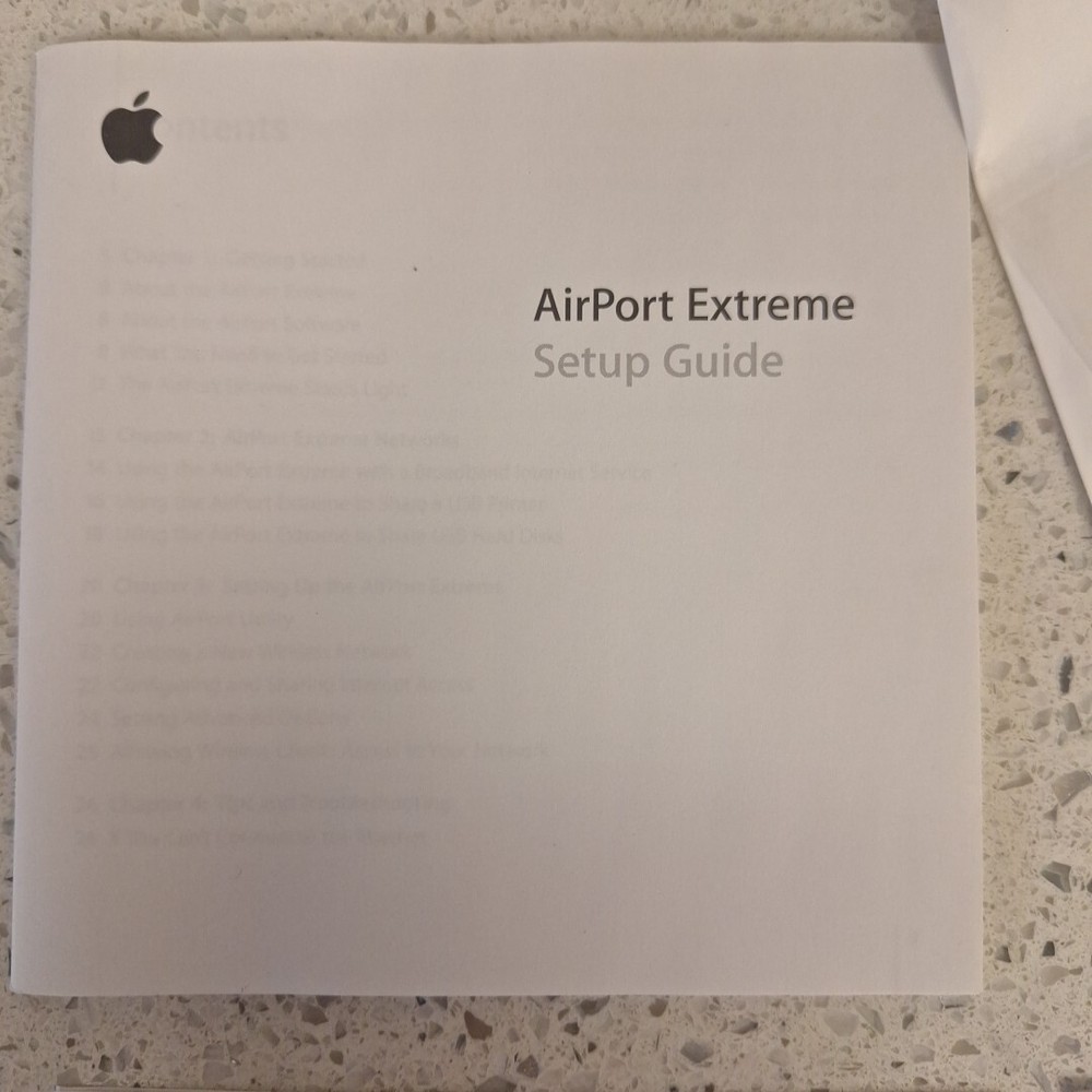 Airport Extreme A1354 Software ONLY with Setup Guide
