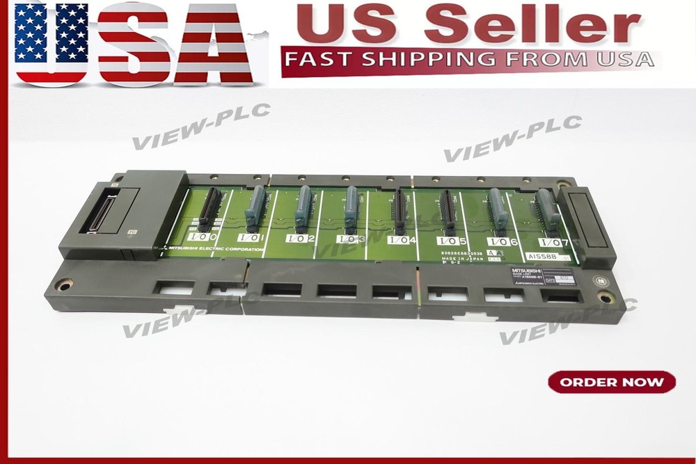 Mitsubishi A1S58B-S1 Base Unit Module 7 I/o