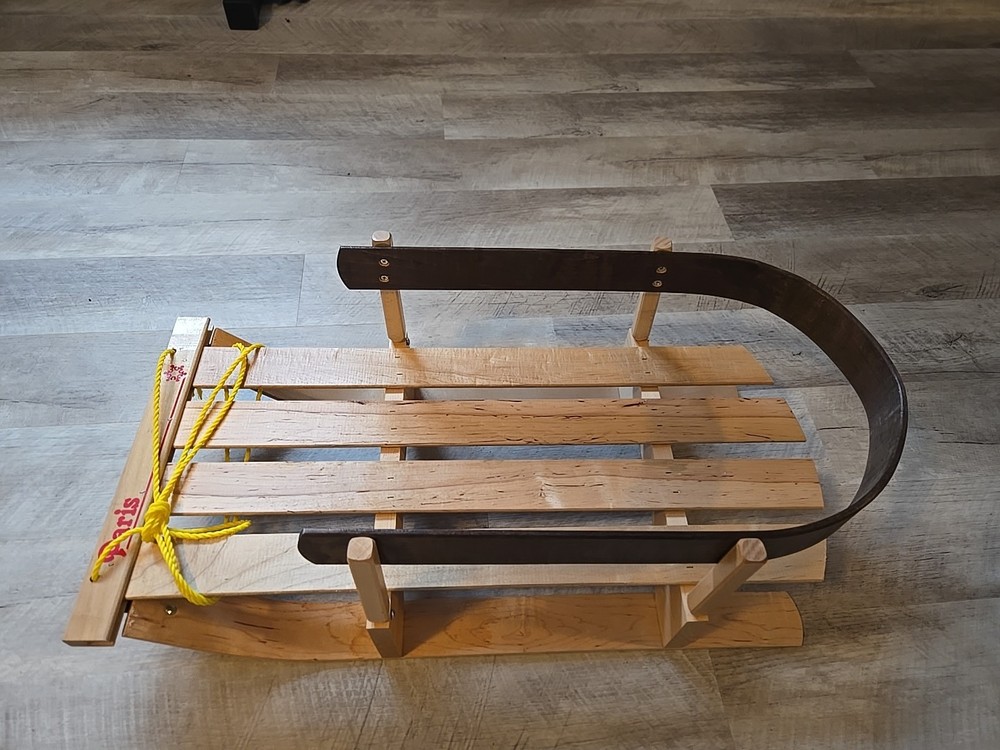Paris Child Wooden Pull Sleigh