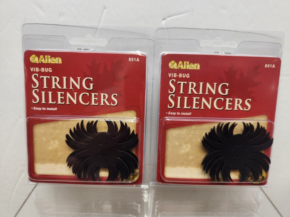 2-Allen Easy Install Vib-Bug String Silencers 4 In a Pack Bowstring Acces #801A