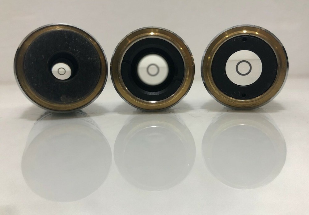 Olympus SPlan PL 4x 10x 40x Set Microscope Objective, DHL Shipping World Wide.
