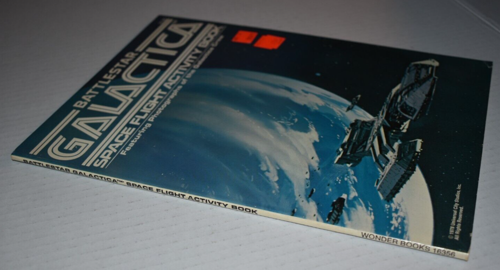 1979 Battlestar Galactica Space Flight Activity Book- Unused