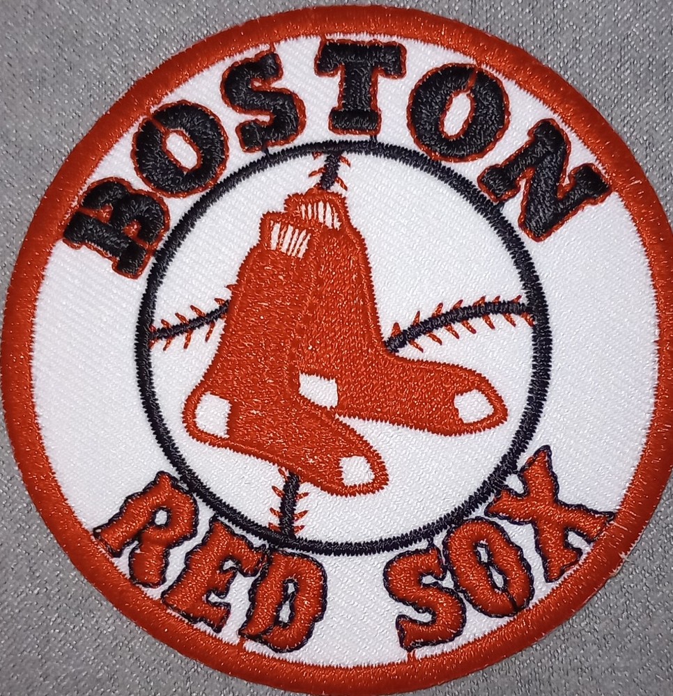 BOSTON RED SOX BASEBALL IRON ON PATCH