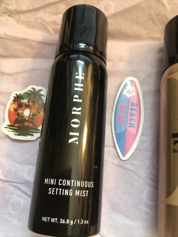 Morphe MINI CONTINUOUS PREP & SET MIST+ w/ Ceramides,setting Mist And Supreme Br