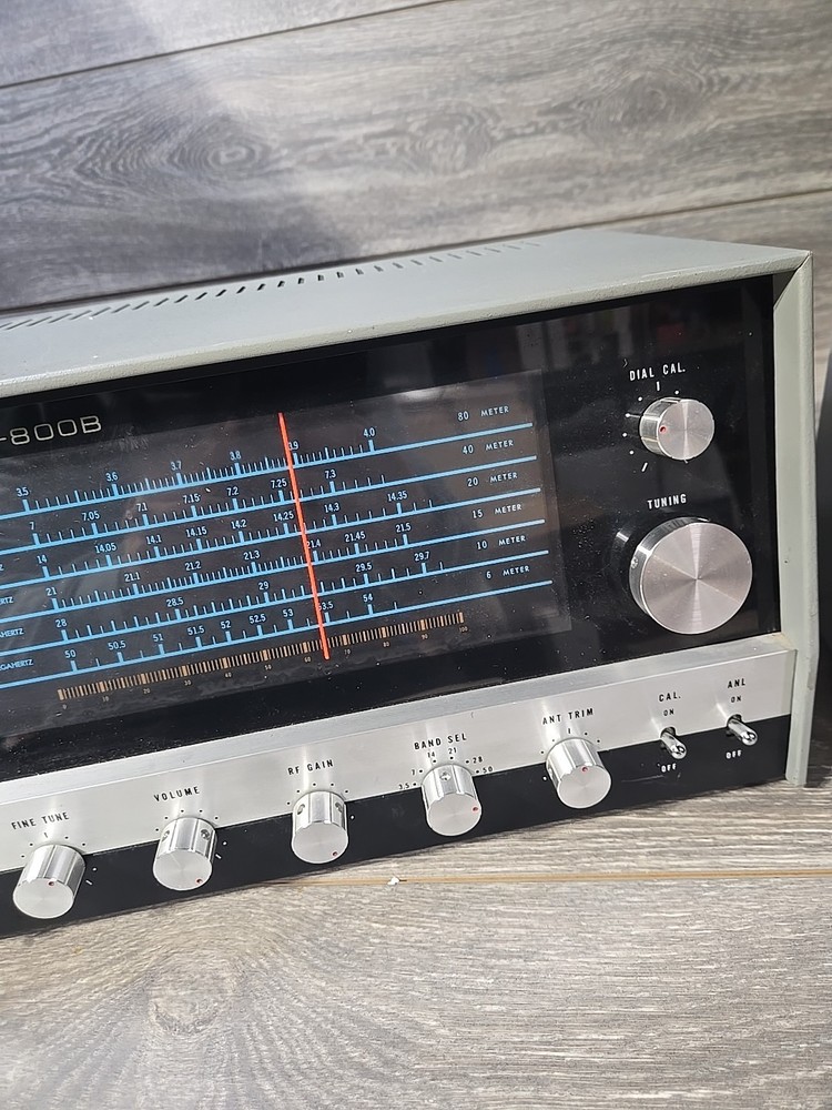 Lafayette HA-800B Solid State Communications Receiver W/ HE- 48C Speaker Tested