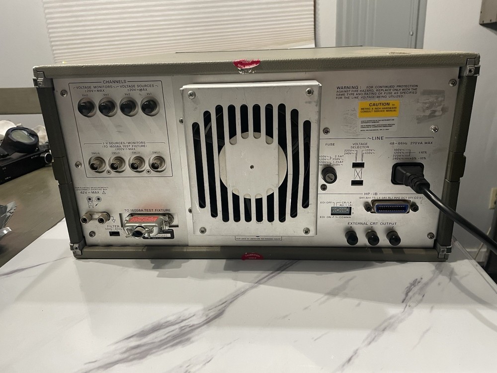 HP 4145A Semiconductor Parameter Analyzer Used Condition Working See Description