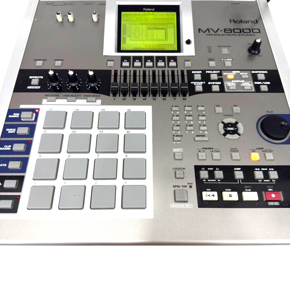 Roland MV-8000 Production Studio Sampler MIDI Sequencer Workstation