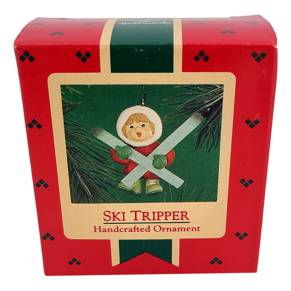 Hallmark Keepsake Orrnament Ski Tripper Handcrafted Ornament