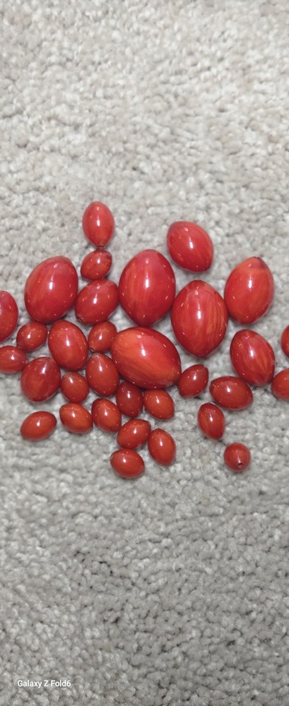 Vintage cherry Bakelite Beads